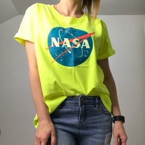 NASA neon tshirt